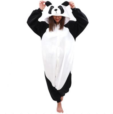 China Woman QUICK DRY plus size Panda Adults Hooded Animal Onesie one piece for adult Unicorn Christmas Costume for sale