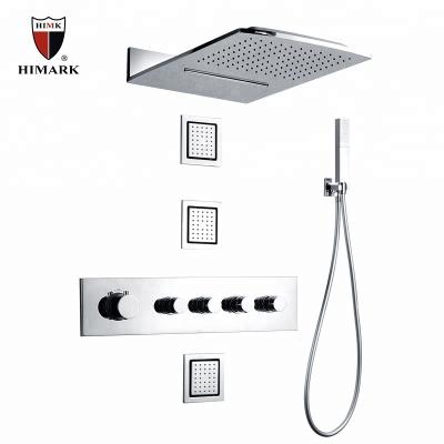 China Without Slide Bar HIMARK Thermostatic Sanitary Ware Bathroom Shower System for sale