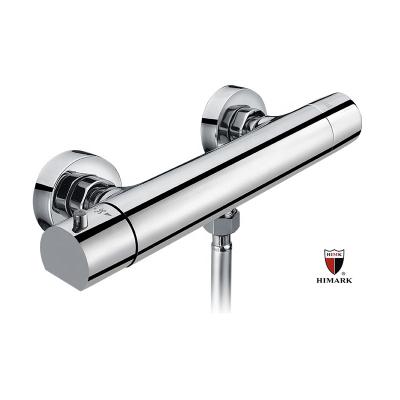 China Without Faucet Modern Brass Chrome Slide Bar HIMARK Quality Bathroom Bath Shower Thermostatic Mixer Tap for sale