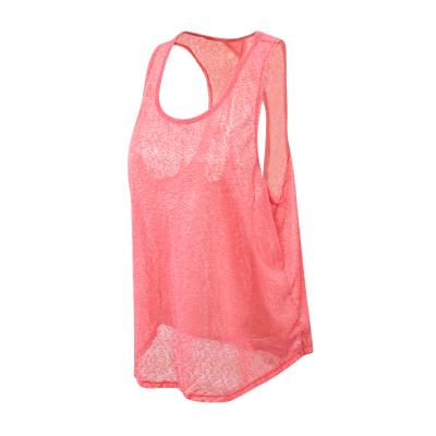 China Wholesale Breathable Women Beach Vest Fitness Top Casual Gym Quick Dry Sweat Absorbent Breathable Sleeveless Blouse Yoga Clothes 5 Color for sale