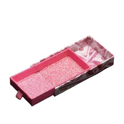 China Recyclable NOCI Customized Package Custom LOGO Eyelash Packaging Box Empty Glitter Private Label for sale