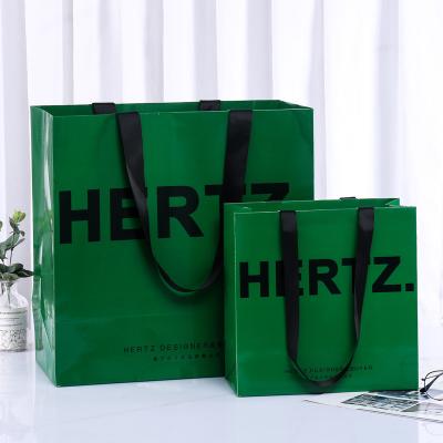 China Recycled Materials Cheap Wholesale Price Famous Brand Luxury Gift Custom Printed Shopping Paper Bag With Your Own Logo for sale