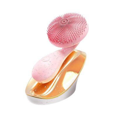 China DEEP CLEANSING attractive appearance high quality and cheap plastic silicone deep cleansing facial brush for sale