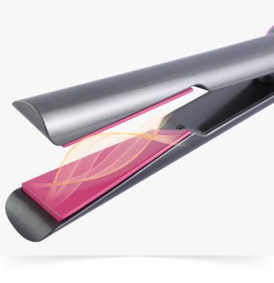 China High Quality Nondisposable 2 IN 1 110~240V LED Display Fast Heating Flat Iron Electric Straightening Hair Straightener for sale