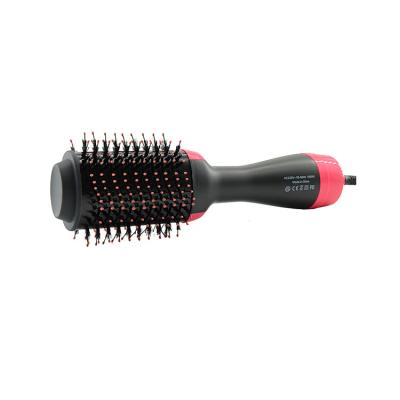 China Compact High Quality ABS and Ceramic Material Hot Airbrush 3 in 1 Small Salon Hair Brush Dryer for sale