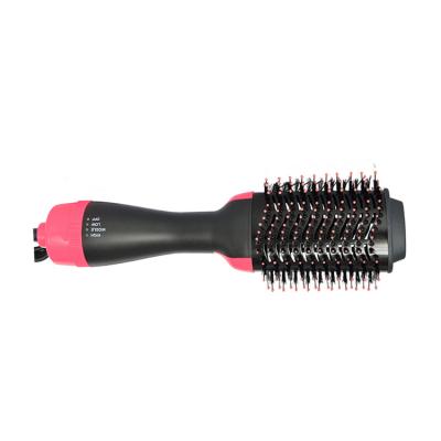 China Factory Wholesale Compact ABS Ceramic Material Hot Air Brush Electric Hair Straightening Styler for sale