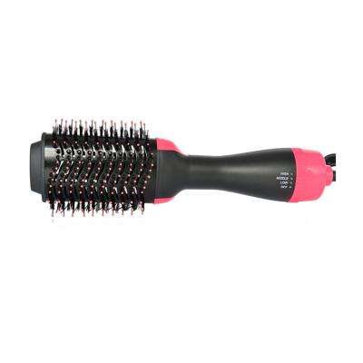 China Hot Selling High Quality Compact ABS Ceramic Material Hot Air Brush Hair Electric Straightening Styler for sale