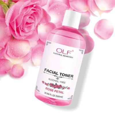 China Moisturize Organic Damask Rose Hydrosol Spray Rose Floral Water Illuminating Hydrating Toner Bulk for sale