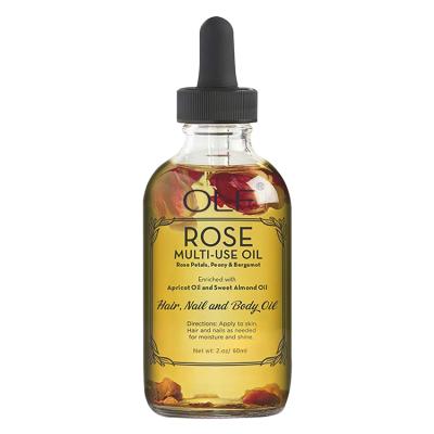 China Private Label 100% Rose Pure Organic Essential Oil Natural Moisturizer for Face Body and Hair for sale