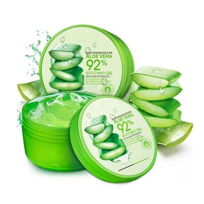 China Soothing Moisturizer Private Label Body Face Massager Gel 300ml Aloe Vera Gel For Skin Lightening for sale