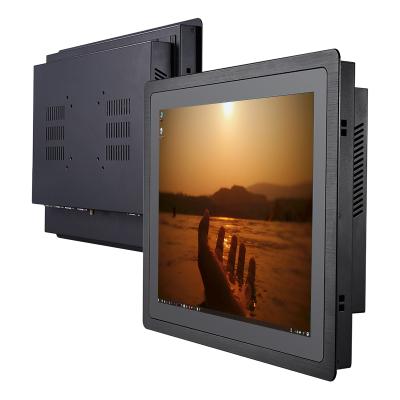 China Aluminum Alloy 10.1 Inch Recessed Industrial Automation J1900 Control Panel 128GB Touch Screen Monitor for sale