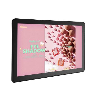 China Indoor Android 15 Inch HD Advertising Display Multimedia VCR LCD Monitor Wall Mounted Touch Screen for sale