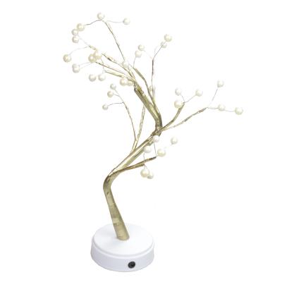 China 36 Led Light Projector Indoor Home Decorative Touch Bead Shimmer Tree Desk Lamp Christmas Decoration New for sale