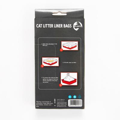 China 12 bag cat litter liner bag 71x31cm for sale