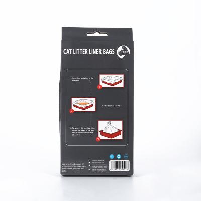 China Sustainable Wholesale Cat Waste Pet Poop Bag Disposable Convenient Plastic Litter Bags for sale