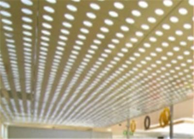 China Security Ceilings MS Perforated Metal Mesh Sheet Back Light With PVC Coating for sale