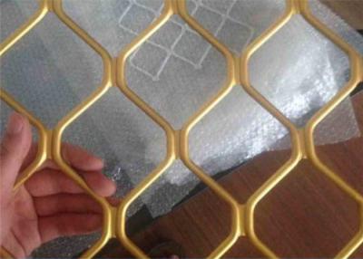 China Heavy Duty Diamond Expanded Metal Mesh Decorative Aluminum Spray Paint 4' x 8' for sale