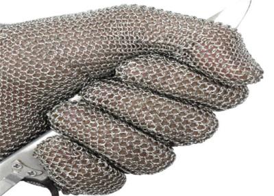 China Butcher Stainless Steel Safety Gloves / Chain Mail Protective Gloves for sale