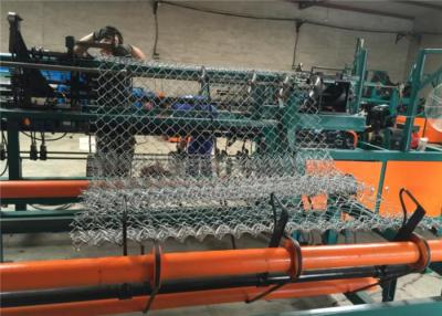 China 3-6M Width Chain Link 150*150mm Wire Mesh Machine for sale