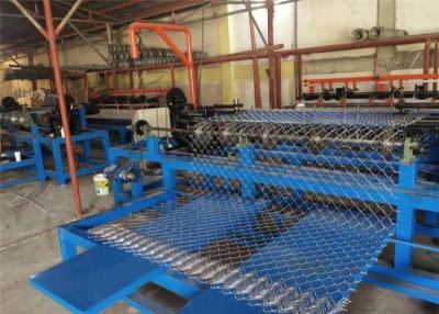 China Plc Control 4.5mm 30x30 Automatic Chain Link Machine For River Banks for sale