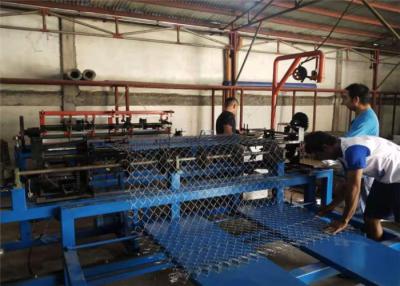 China Fully Automatic 11kw 1.5mm Chain Link Fence Making Machine for sale