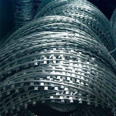 China Single And Cross Bto22 Razor Wire Concertina Security Durable Anti Climb for sale