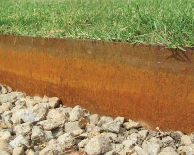 China Garden Minimalist Exterior Steel Edging Corten Steel Edging For Landscaping for sale