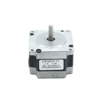 China 23 Nema Stepper Motor 2a 1.8 2.8v 4 Wire 5kg cm 0.5nm 57BYGH033 for sale