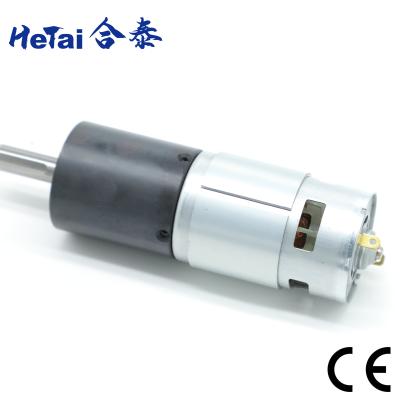 China 42MM * 42MM Nema 17 DC Motor de engranajes planetarios con cepillo 24 V 5000 RPM en venta