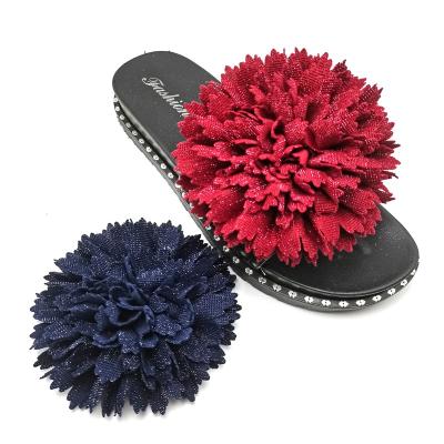 China Custom Handmade Flower Style Ladies Cloth Fashion Cloth Shoes Decoration Special Accessories for sale