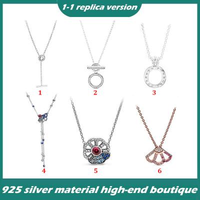 China Vintage 925 Sterling Silver OT Loop Crown Necklace Helix Shaped Necklace for sale