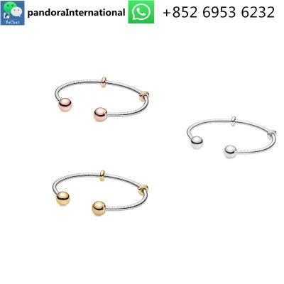 China Vintage 925 sterling silver rose gold or yellow gold snake open bone bangle style suitable for original bracelets for sale