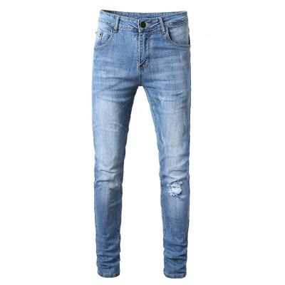 China 75%cotton 23%polyester 2%spandex mens fashion plus size casual straight jeans pants for sale