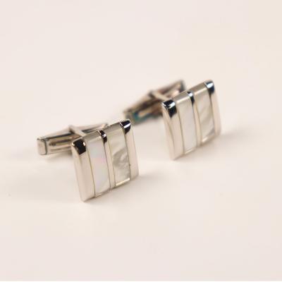 China New Factory Price Designed Sterling Silver Custom Made 925 Silver Initial Cufflinks For Business Men Personalized Cufflink à venda