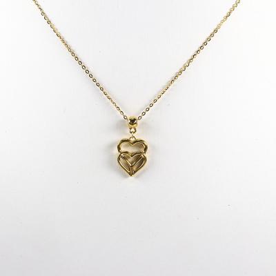 Cina FASHIONABLE wholesale factory price 925 sterling silver necklace with pendent heart-shape in vendita