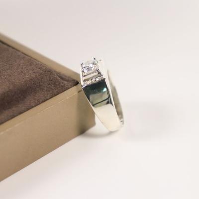 Κίνα FASHIONABLE Wholesale Platinum Plated 925 Sterling Silver Zircon Jewelry Gift for Women and Men Fashion Rings προς πώληση