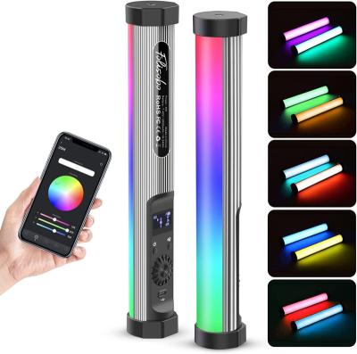 China AENES AY6C mini APP control studio full color handheld live photography RGB video soft light for creative tiktok shooting for sale