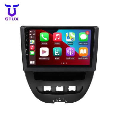 China TV/mp3/SWC/DVR/WIFI/3G/DVD PX6 4G LTE Android DSP IPS 2.5D Screen Car Video For Peugeot 107 2009-2015 4+64GB Stereo WIFI GPS Carplay RDS for sale