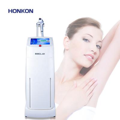 China Skin Tightening HONKON 808 755 1064 Diode Laser Triple Wavelengths Alexandrite Laser Hair Removal Beauty Equipments for sale