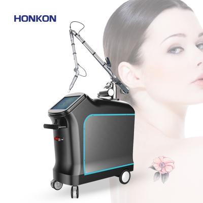 China Pico Equipment ND Yag Machine 1064nm Vertical Laser Pigment Removal Tattoo Removal And Pigment Removal for sale