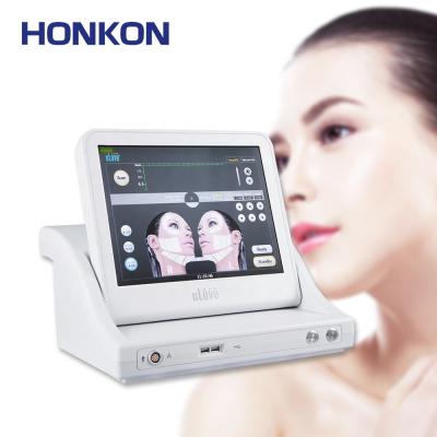 China HONKON Anti-Puffiness Anti Aging Wrinkle Machines Face And Neck Lift Slimming Hifu Machine Hifu For Wrinkle Removal HONKON for sale