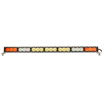 China Double color amber and white 210W Cree single row Led light bar 4X4 DHCB-L210SDC for sale