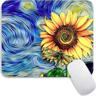 China Radiation Protection Customized Large Rectangle Pattern Mousepad Comfortable Blank Sublimation Printing Mouse Pad With Logo for sale