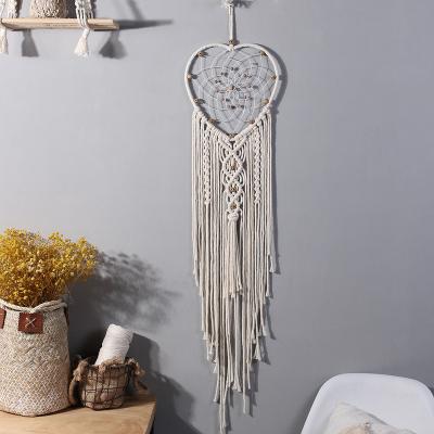 China Europe Artilady Boho Macrame Tapestry Wall Hanging Dreamcatcher Diy Room Decor Kids Owl Moon Star Dream Catcher Home Hogar Decor for sale