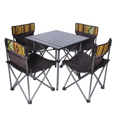 China New Popularity 2022 Convenience Foldable Hot Selling Products Outside Folding Table And Chair Set for sale