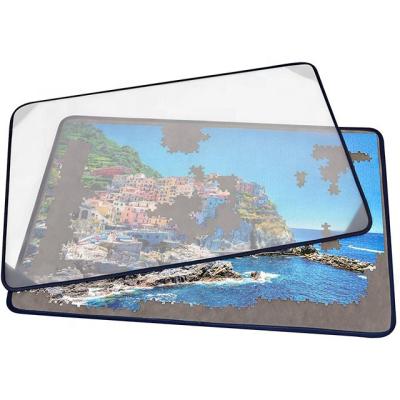 China Toy Wholesale Educational 1000 Pieces 1500 Pieces Jigsaw Puzzle Non-Slip Outdoor Board For Portable Jigsaw Mat With Cover Jigsaw Storage Saver for sale