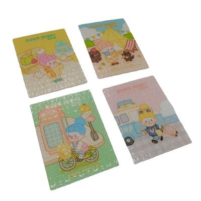 China Net Custom Hot Selling Clear Transparent Impossible Challenge Puzzles Unique Printing 3D Mini Plastic Jigsaw Puzzle Toy for sale