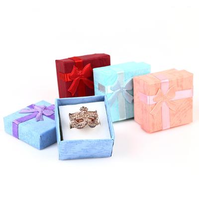 China Luxury Necklace Packed Ring Box Jewelry Packaging Box Wholesale Custom Logo Paper Jewelry Box Earring Bracelet for sale