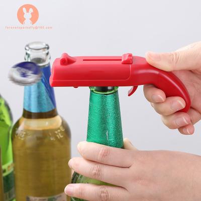 China Launcher Shooter Opener Amusement Beer Bottle Opener Beer Lid Launcher Shooter Bottle Opener For Family Party Bar for sale