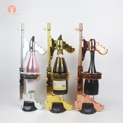 China Interesting Environmental Friendly Fashion Beer Gun Dispenser Champagne Bottle Beer Wine Party Birthday Holiday for sale